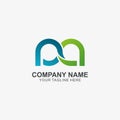 Infinity letter P & A logo icon, Initial Logo used for your Company