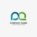 Infinity letter P & Q logo icon, Initial Logo used for your Company Royalty Free Stock Photo