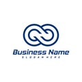Infinity logo design vector. Nolimit logo design template concept Royalty Free Stock Photo