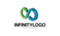 Infinity logo template Royalty Free Stock Photo