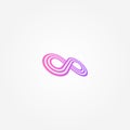 Infinity logo. Logo template for your business Royalty Free Stock Photo