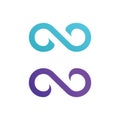 Infinity Logo vector template design Royalty Free Stock Photo