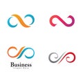 Infinity Logo vector template design Royalty Free Stock Photo