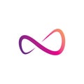 Infinity Logo vector template design Royalty Free Stock Photo