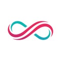 Infinity Logo vector template design Royalty Free Stock Photo