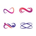 Infinity Logo vector template design Royalty Free Stock Photo