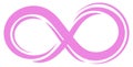 Infinity loop icon. Endless motion symbol. Cycle logo