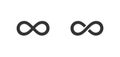 Infinity loop logo. Forever isolated icon. Vector flat Royalty Free Stock Photo