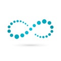 Infinity loop logo icon design template elements Royalty Free Stock Photo