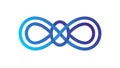 Infinity Loop Symbol Icon for Eternity, vector design Generative AI Royalty Free Stock Photo