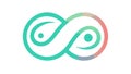 Infinity Loop Symbol Icon Vector Illustration in Flat Style, vector design Generative AI Royalty Free Stock Photo