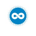 Infinity Loop vector symbol, conceptual logo special design. Royalty Free Stock Photo