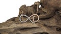 Infinity necklace Royalty Free Stock Photo