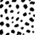Infinity pattern Dalmatian skin dots and stains.
