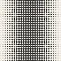 Infinity pattern. Monochrome grid with thickness which changing towards the center. Repeating geometric tiles from flowers. Vector