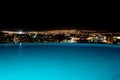 INFINITY POOL NIGHT SKYLINE