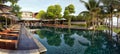 Infinity Pool panorama Royalty Free Stock Photo