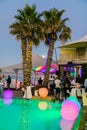 Infinity Pool at the Shimmy Beach Club at the V&A Waterfront Harbor