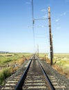 Infinity railway track Royalty Free Stock Photo