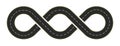 Infinity road design Royalty Free Stock Photo