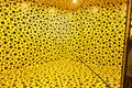 Yayoi kusama yellow polka dot infinity room Royalty Free Stock Photo