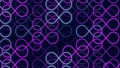 Infinity symbol background animation. Royalty Free Stock Photo