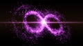 Infinity symbol background. Vector illustration. Royalty Free Stock Photo