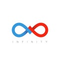 Infinity symbol, business communication concept