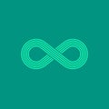 Infinity symbol icon Royalty Free Stock Photo