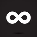 Infinity symbol icon