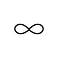 Infinity symbol icons vector illustration. Unlimited, limitless symbol, sign. Infinity icon Royalty Free Stock Photo