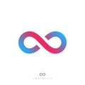 Infinity symbol, infinite logo, limitless sign