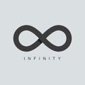 Infinity symbol, infinite logo, limitless sign
