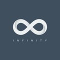 Infinity symbol, infinite logo, mobius loop