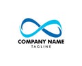 Infinity Symbol Logo Design Vector Illustration Royalty Free Stock Photo