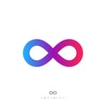 Infinity symbol, premium limitless logo