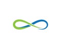 Infinity symbol vector icon Royalty Free Stock Photo
