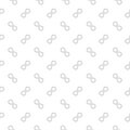 Infinity symbols seamless pattern isolated on white background Royalty Free Stock Photo