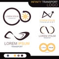 Infinity Transport Logo - Vector Royalty Free Stock Photo