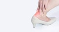 Inflammation of the heel ligament women