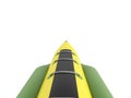 Inflatable banana-boat