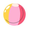 Inflatable beach ball kids plaything Royalty Free Stock Photo