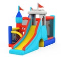 Inflatable Bouncy Castle Isolated