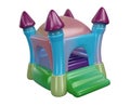 Inflatable Bouncy Castle: with a pink dome