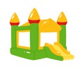 Inflatable Children Castle Playground Royalty Free Stock Photo