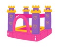 Inflatable Children Castle Playground Royalty Free Stock Photo