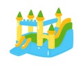 Inflatable Children Castle Playground Royalty Free Stock Photo