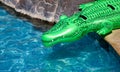 Inflatable crocodile Royalty Free Stock Photo