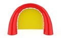 Inflatable finish arch