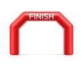 Inflatable finish line arch illustration